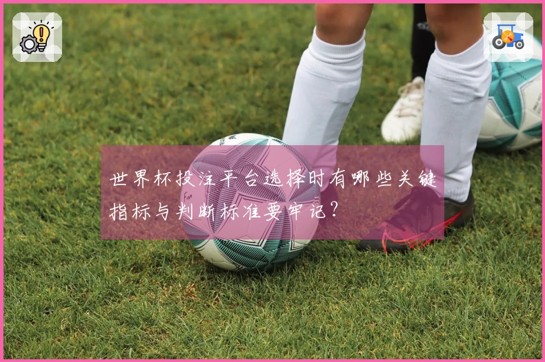 世界杯投注平台选择时有哪些关键指标与判断标准要牢记？