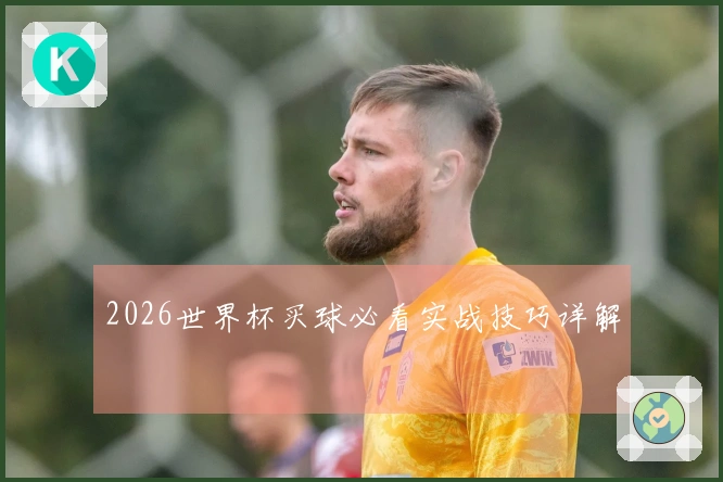 2026世界杯买球必看实战技巧详解
